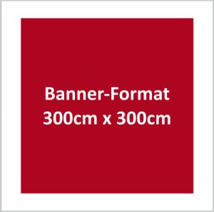 Werbebanner 3mx3m